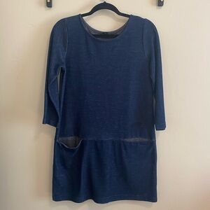 Club Monaco Navy Shift Dress - 8/M